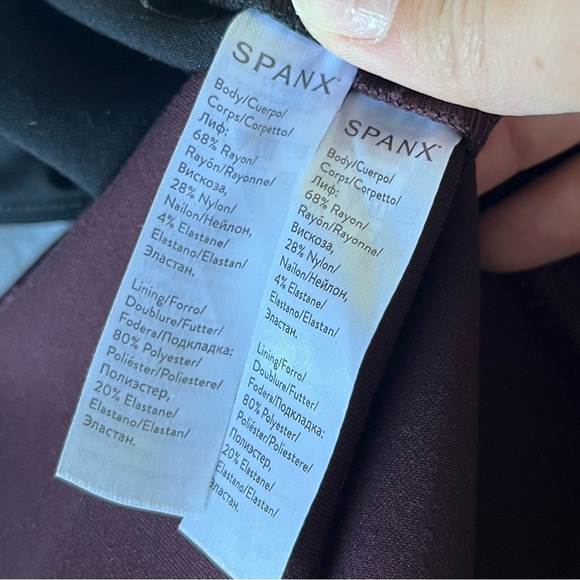 SPANX Ponte Ankle Length Shapewear Leggings 2026Q BUNDLE OF TWO  SIZE S PETITE - Picture 8 of 9